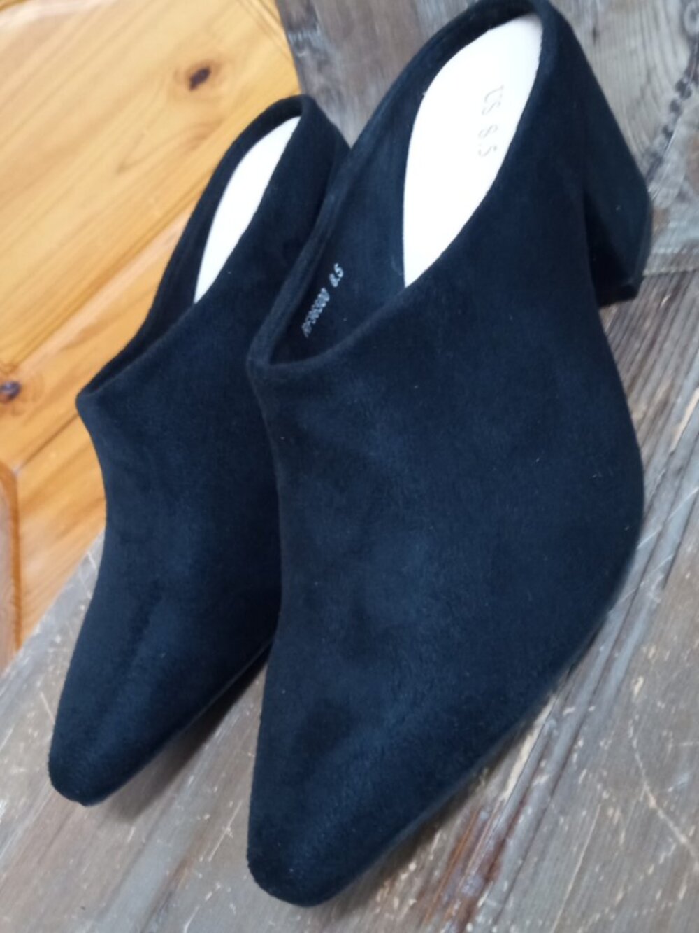 Allegra K Women's Size 9.5 Black Mule Dress Shoes NEW!